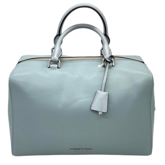 MICHAEL KORS Dusty Blue Kirby Satchel - Picture 1 of 11